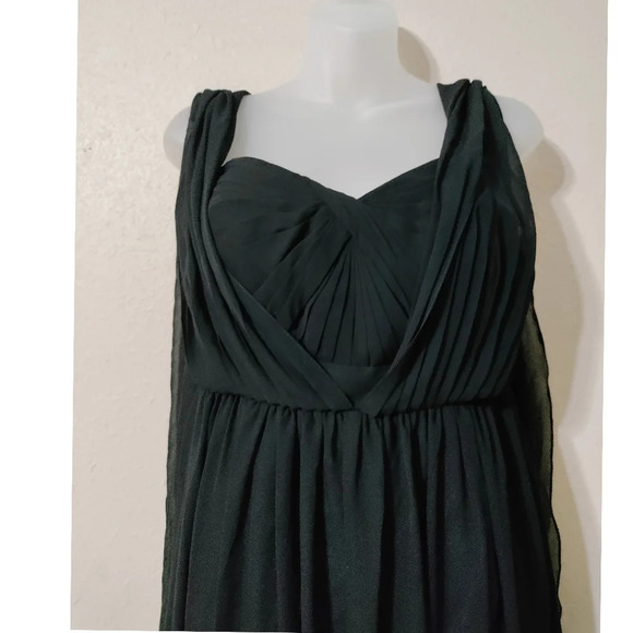 Jenny Yoo Aidan Convertible Black Bridesmaid Dress Size 10 - Picture 8 of 10